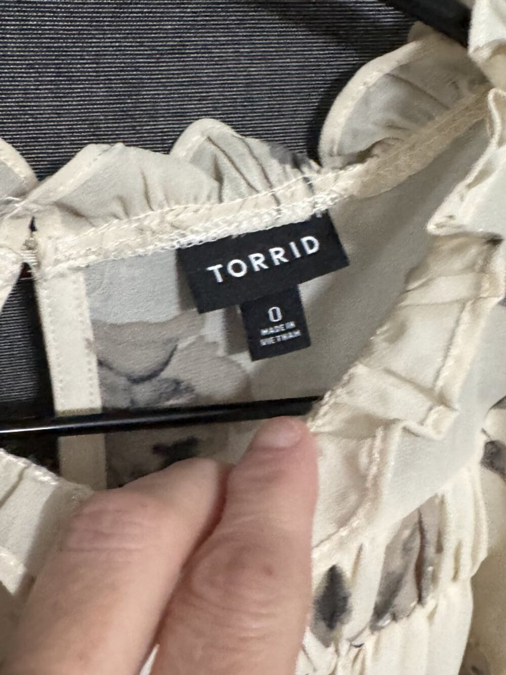 Torrid Flutter Sleeve Top - Picture 2 of 5